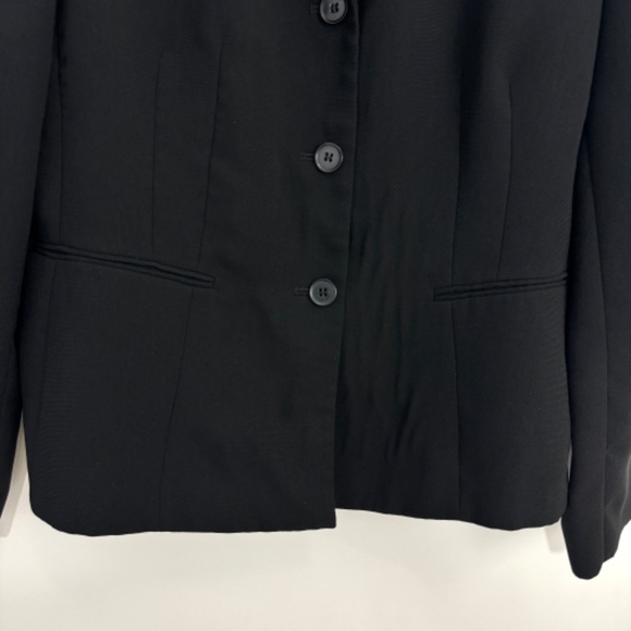Collections for Le Suit Women’s Size 12 Black Collared Button Blazer Jacket - Picture 4 of 5
